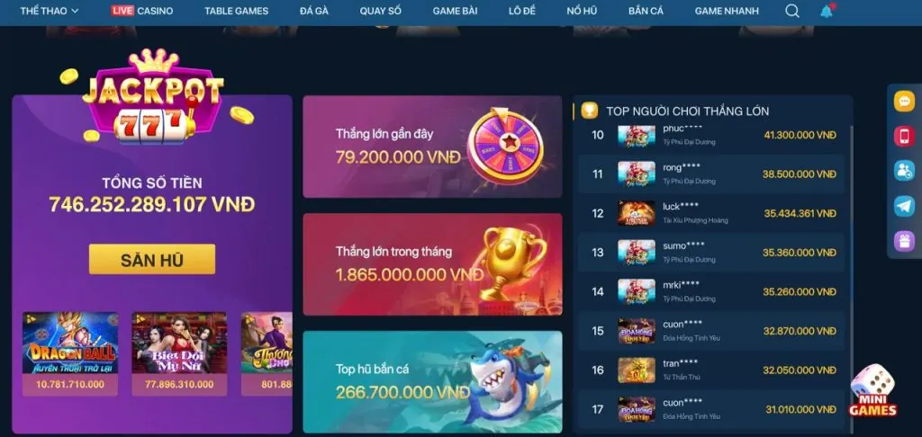 Đa dạng trò chơi SHBET800